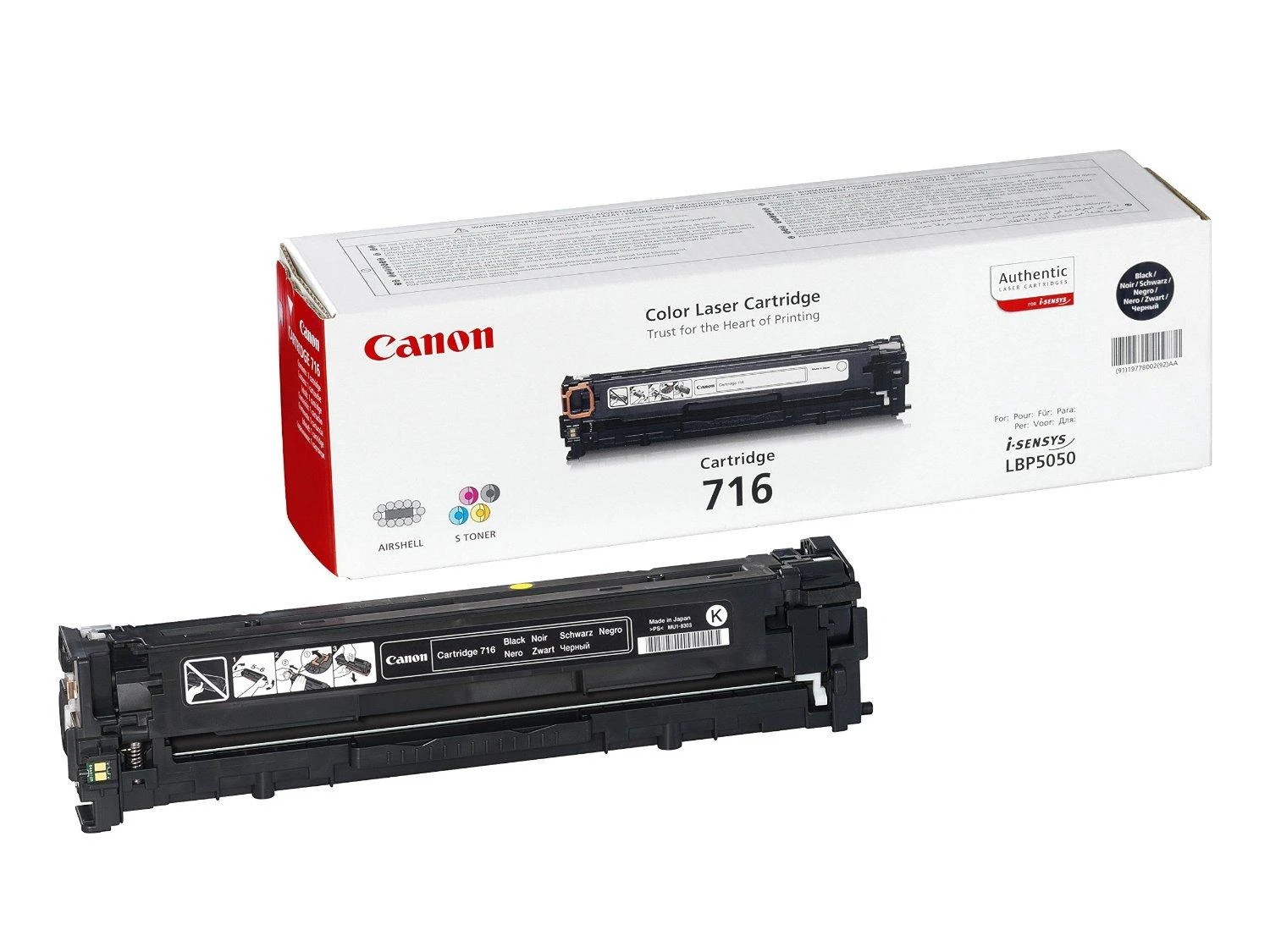 Canon cartridge 716, juodas