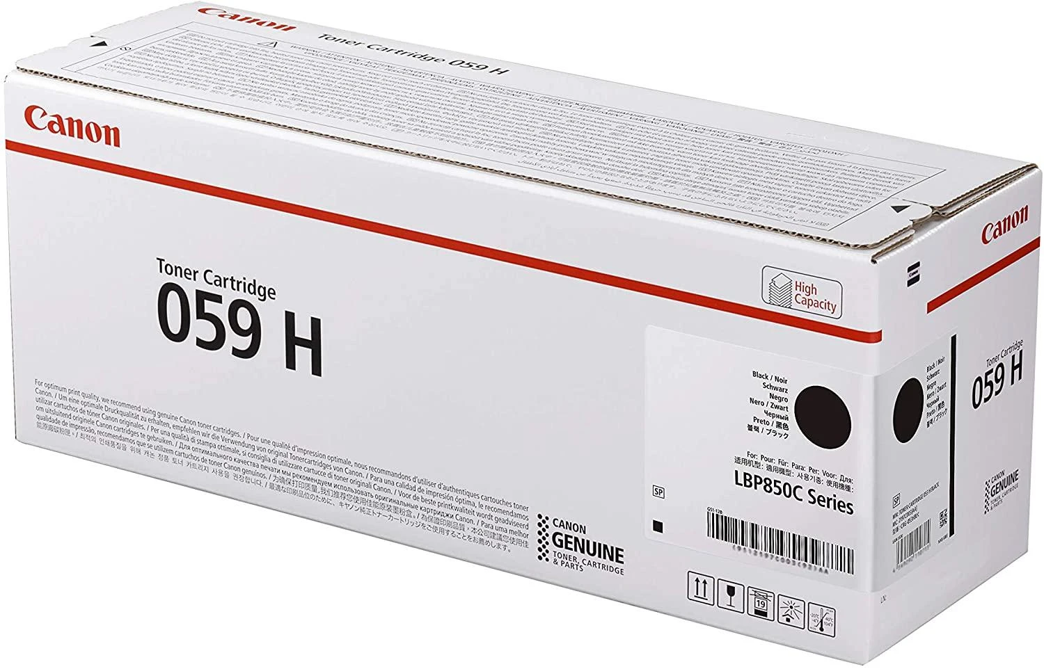 Canon 059 H BK (3626C001), Juoda kasetė