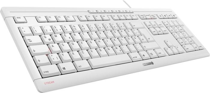 Klaviatūra Cherry Stream JK-8500EU-0 USB QWERTY Baltas