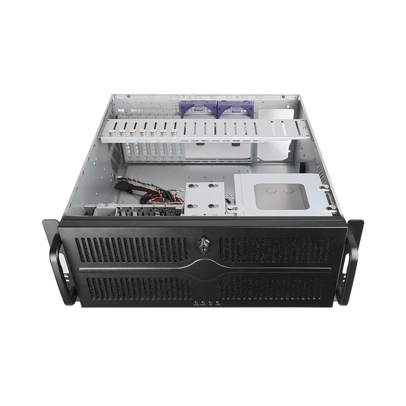 Chieftec UNC-409S-B-OP, Viryklės, Jude, ATX, micro ATX, SECC, 4U, 14 cm