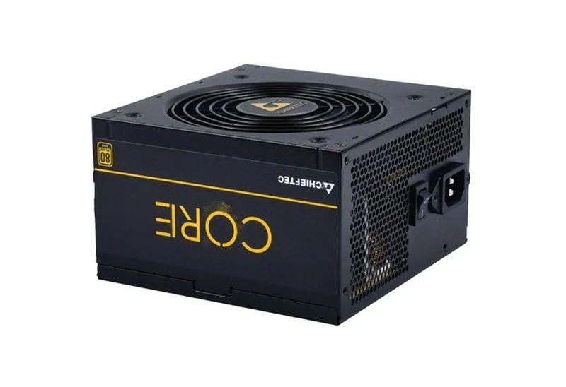 Chieftec ATX PSU Core serija BBS-600S, 12 cm ventiliatorius, 600 W, 80 PLUS® Gold, aktyvus PFC