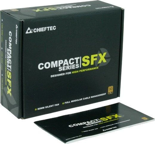 Chieftec SFX PSU COMPACT serija CSN-650C, 650W, 8cm ventiliatorius