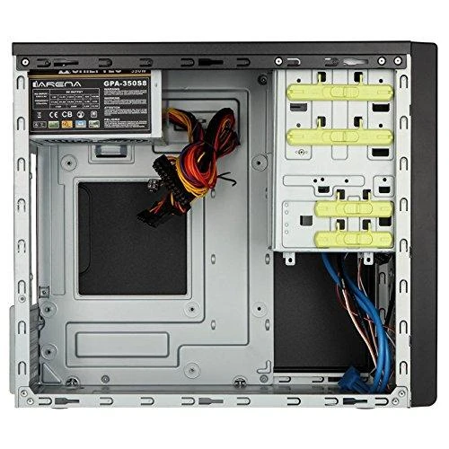 Korpusas Chieftec Elox XT-01B-350GPB (Micro ATX, juodos spalvos)