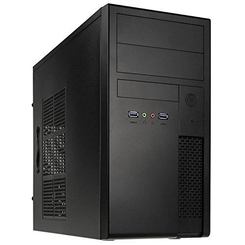 Korpusas Chieftec Elox XT-01B-350GPB (Micro ATX, juodos spalvos)