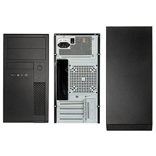 Korpusas Chieftec Elox XT-01B-350GPB (Micro ATX, juodos spalvos)
