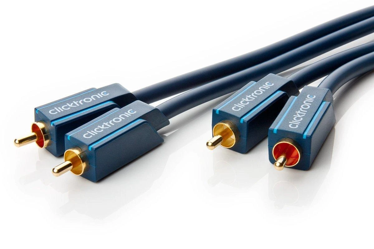 Premiumcord ClickTronic HQ OFC kabeliai 2x Cinch - 2x Cinch RCA, M/M, 10m