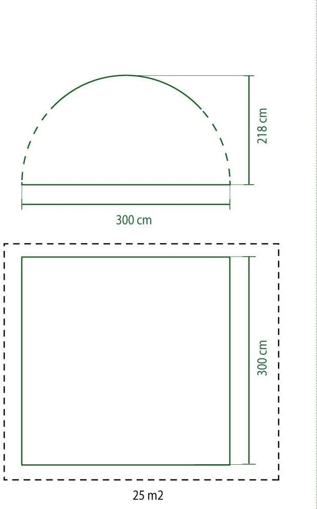 Coleman Coleman Pavillon Event Shelter Pro M - 300cm - pilkas žalias - 2000025508