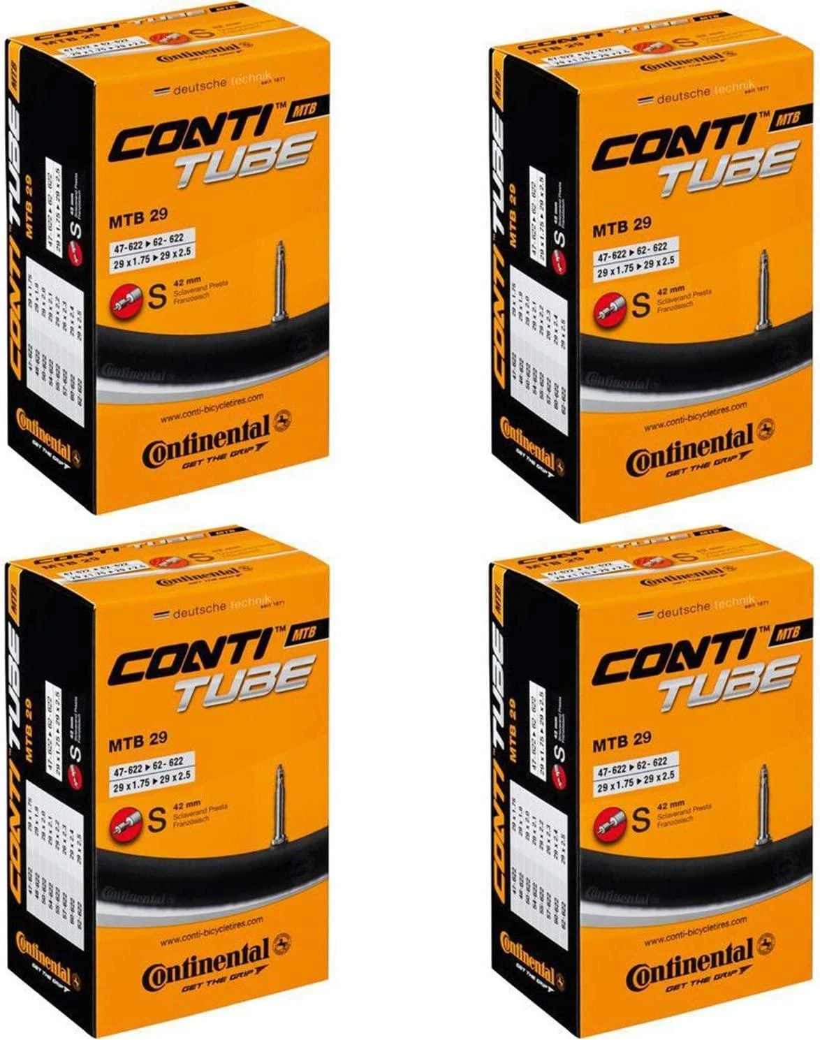 CONTINENTAL 28"/29" 42mm Presta,47/62-622 dviračio kamera