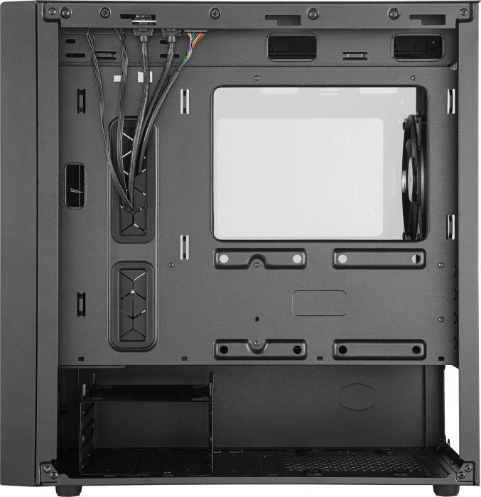 Cooler Master MasterBox NR400 be ODD MCB-NR400-KGNN-S00 Juodas, Micro ATX, Mini ITX, Maitinimo blokas Komplektuojamas Ne