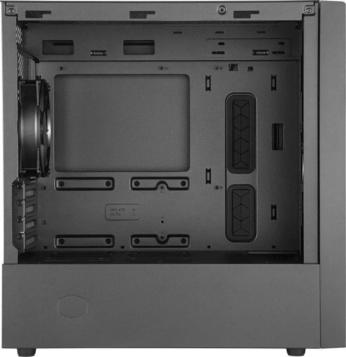 Cooler Master MasterBox NR400 be ODD MCB-NR400-KGNN-S00 Juodas, Micro ATX, Mini ITX, Maitinimo blokas Komplektuojamas Ne