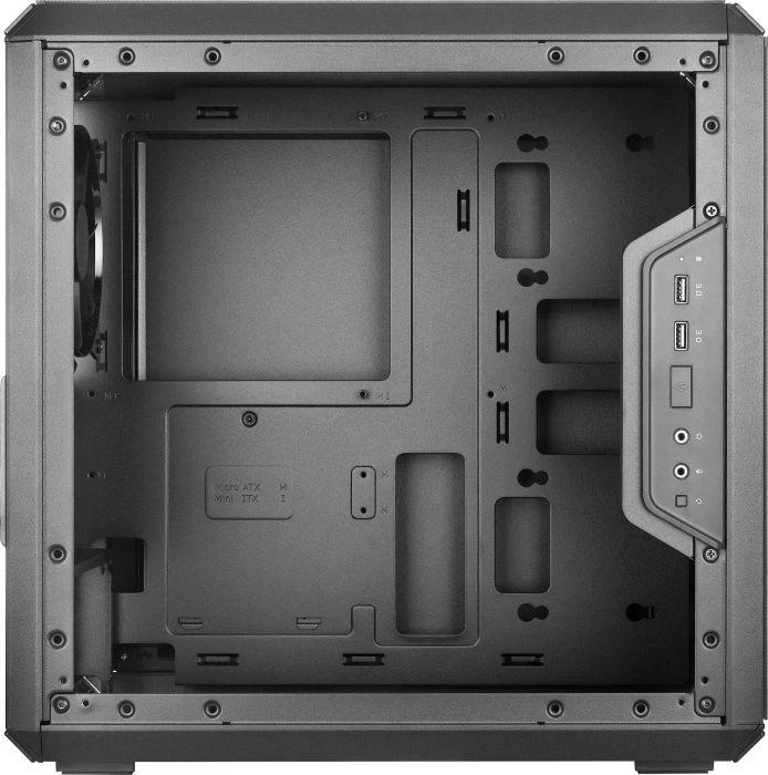 Cooler Master MasterBox Q300L MCB-Q300L-KANN-S00 Šoninis langas, USB 3.0 x 2, Mic x1, Spk x1, Juodas, Micro ATX, Maitinimo šaltinis yra Ne