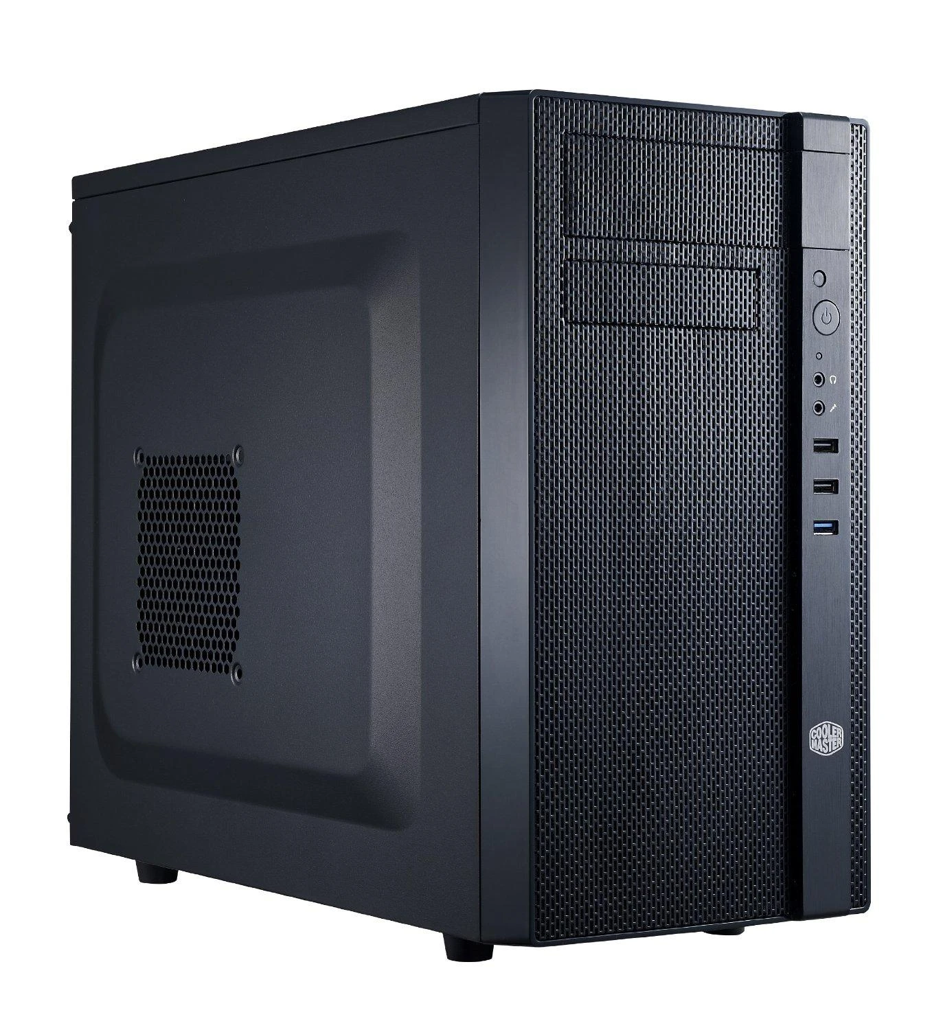 Cooler Master N200 USB 3.0 x1, USB 2.0 x2, Mic x1, Spk x1, Juodas, Micro ATX, Maitinimo šaltinis nėra
