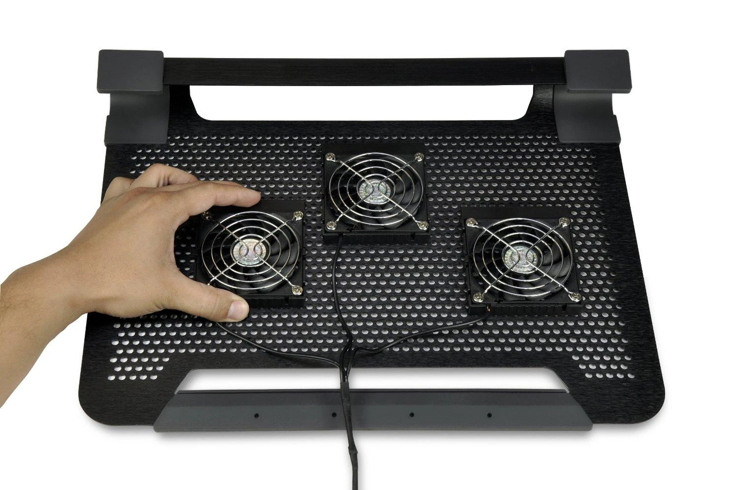 Cooler Master NotePal U3 Plus nešiojamojo kompiuterio aušintuvas iki 19" 1,1kg, Juodas, 435 x 333 x 76 mm