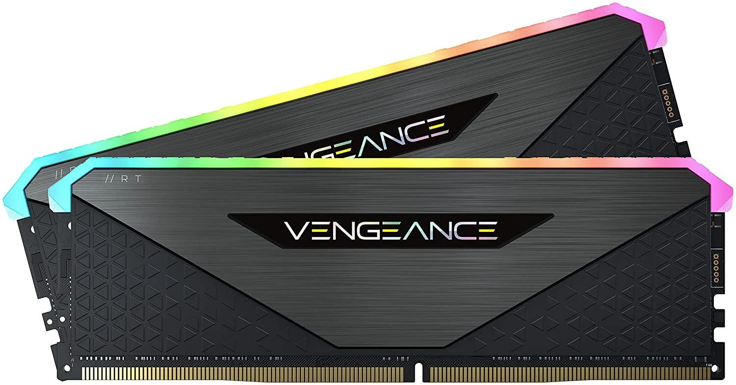 RAM Corsair Vengeance RGB RT atmintis, DDR4, 16 GB, 3200MHz, CL16 (CMN16GX4M2Z3200C16)