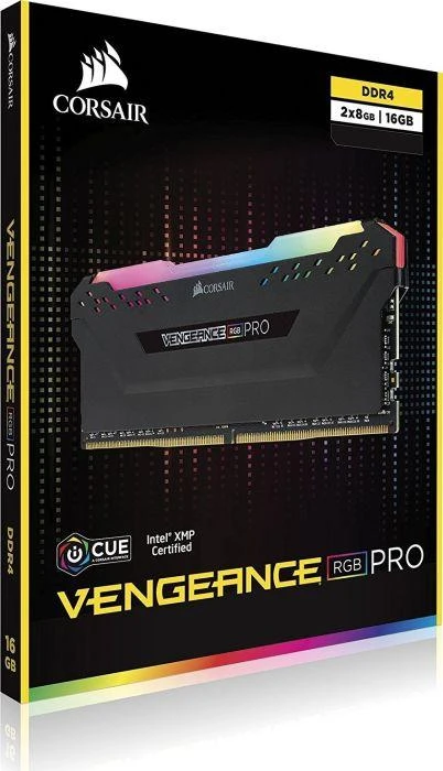 RAM 32 GB PC 2666 CL16 CORSAIR rinkinys (2 x 16 GB) Vengeance RGB B