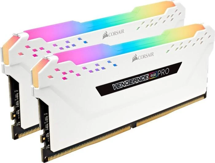 RAM 32 GB PC 3200 CL16 CORSAIR KIT (2x16 GB) VENGEANCE RGB W mažmeninė prekyba