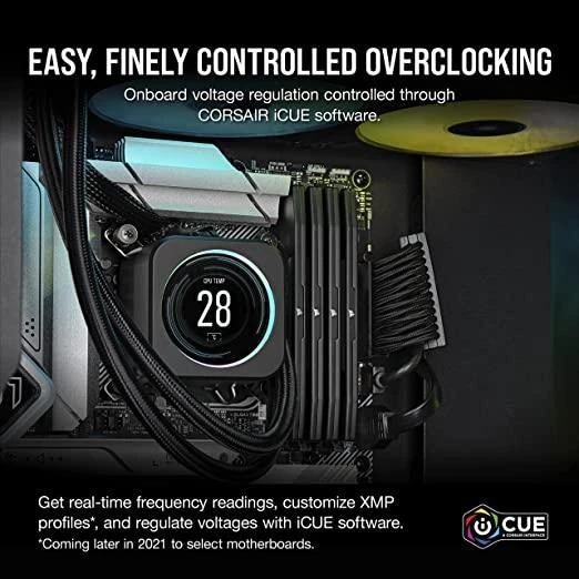 Corsair Vengeance DDR5-6200 RAM, CL36, XMP - 32 GB Dual-Kit, juodas