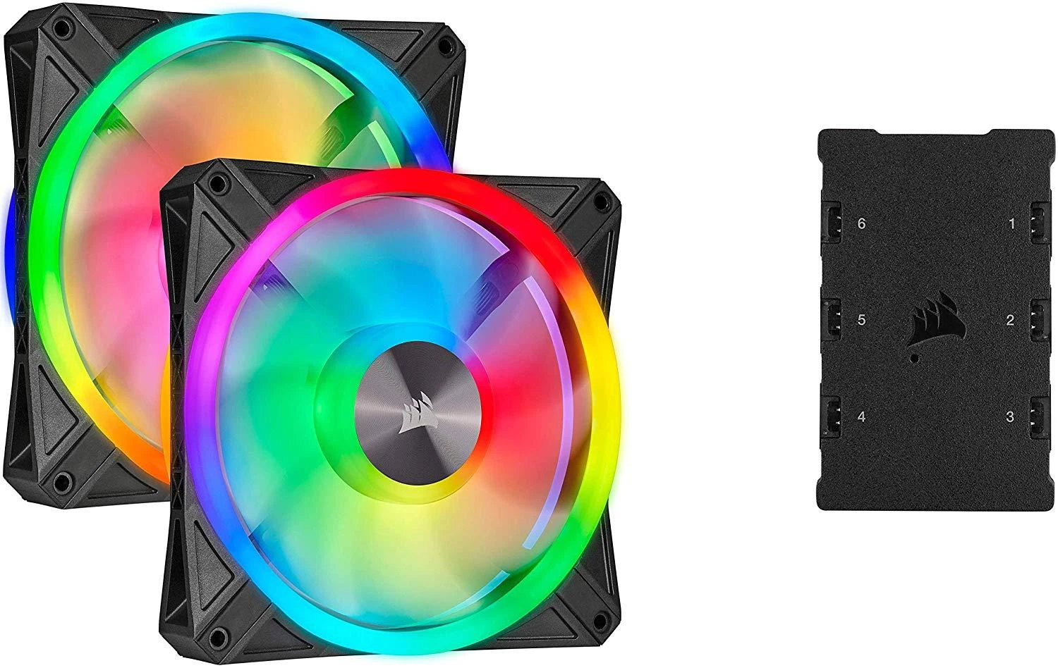 Auš. Corsair iCUE QL140 RGB CO-9050100-W