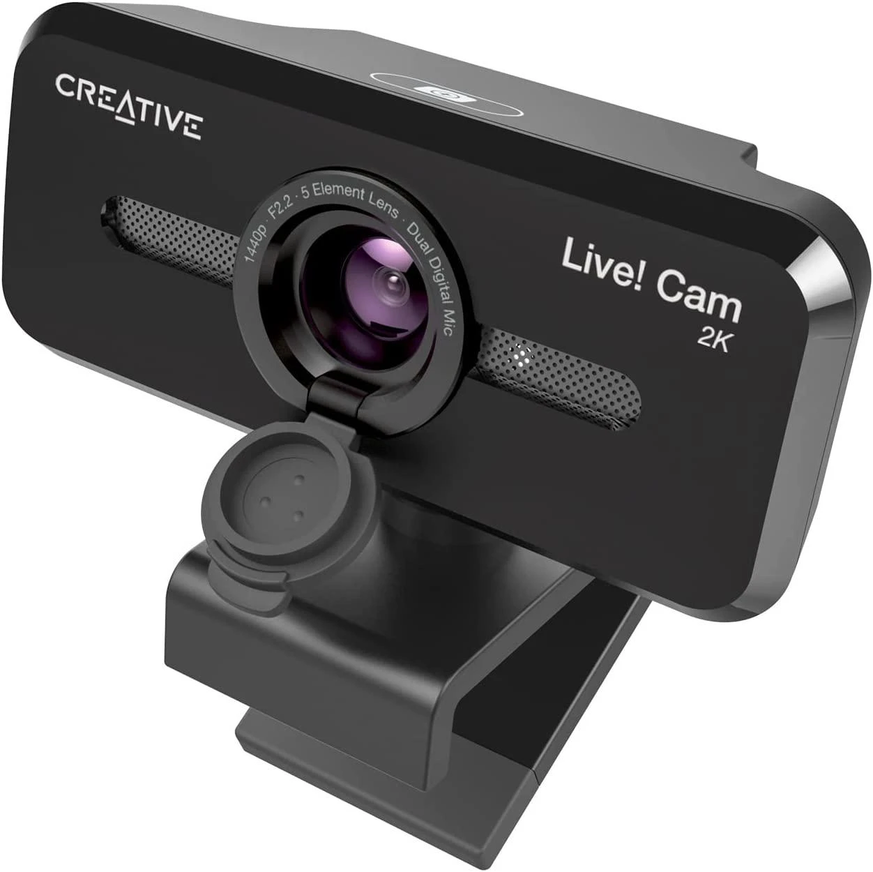 Creative internetinė kamera Sync V32K QHD juodos spalvos