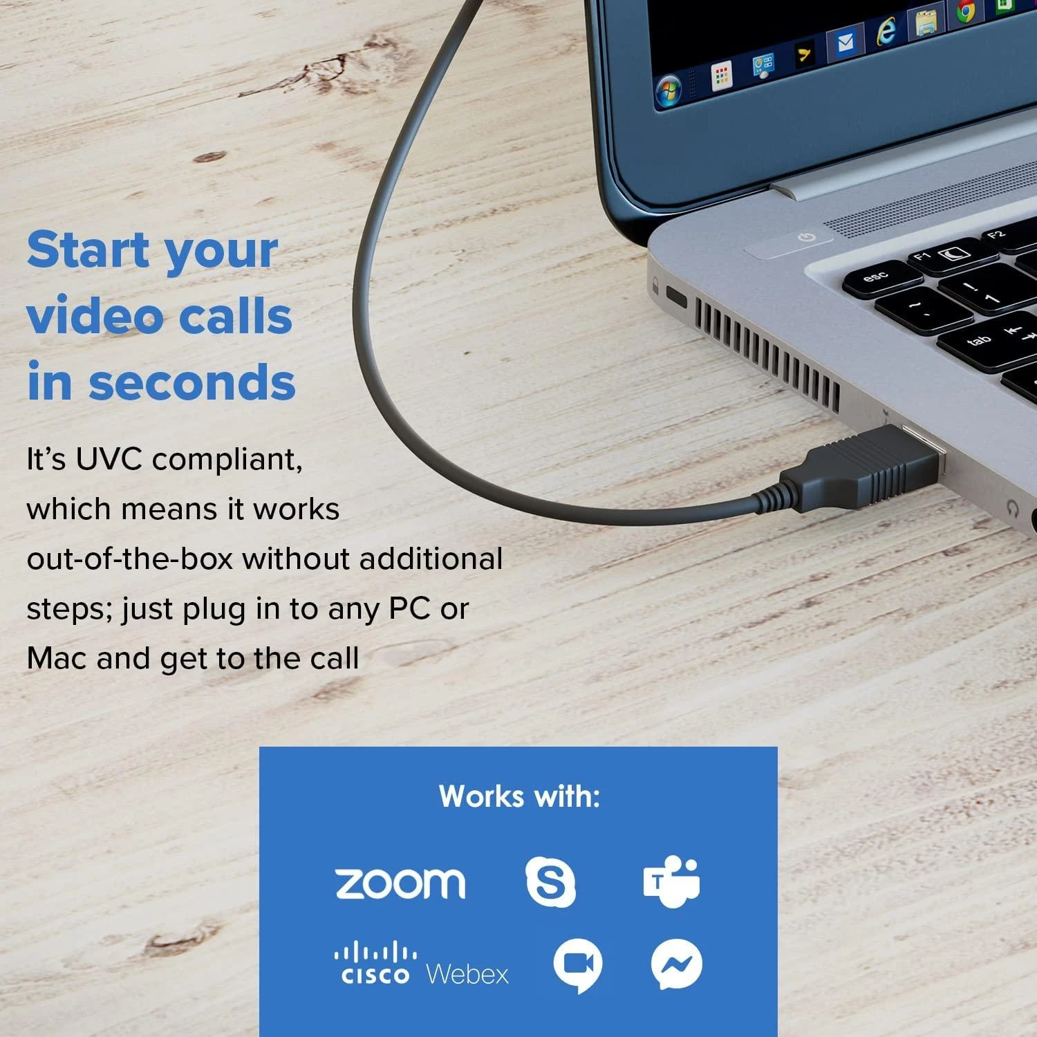 Creative internetinė kamera Sync V32K QHD juodos spalvos