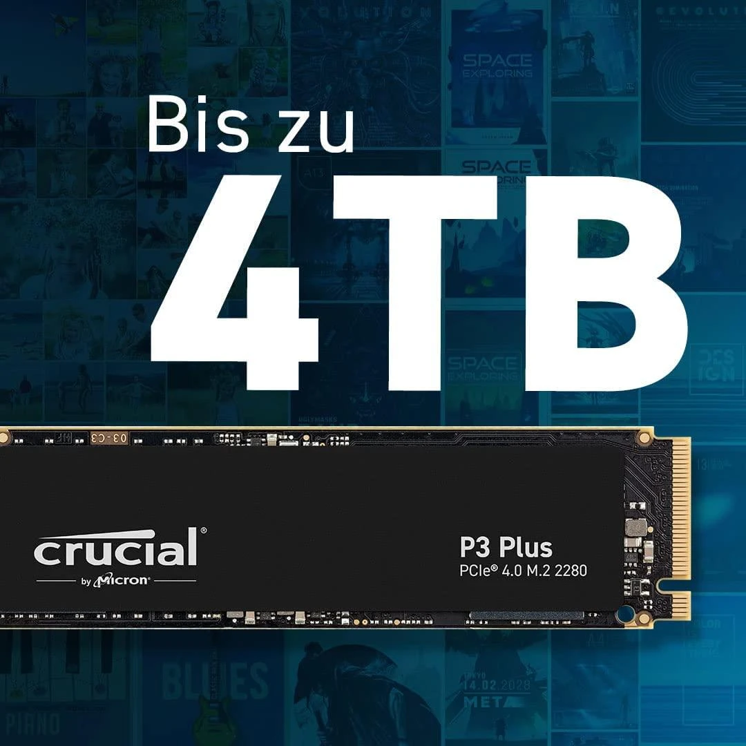 Crucial P3 Plus M.2 PCI-e NVMe 2TB