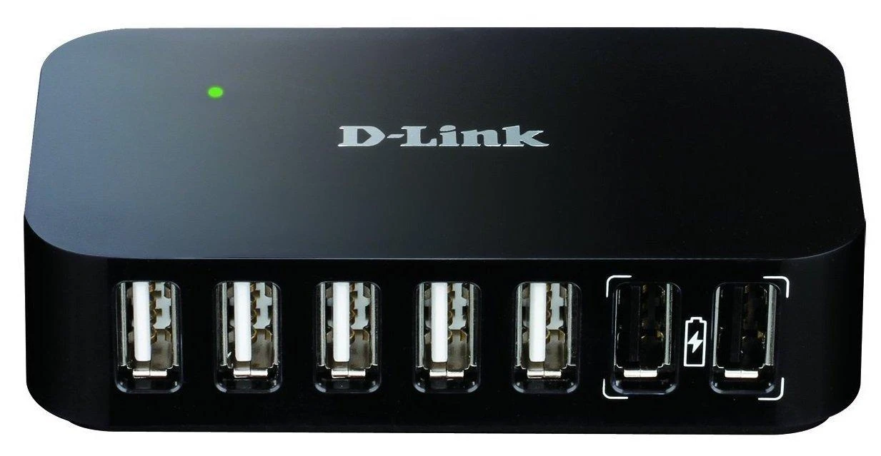 D-Link DLINK 7xUSB2.0 7 prievadų USBHub 480Mbps PC MAC
