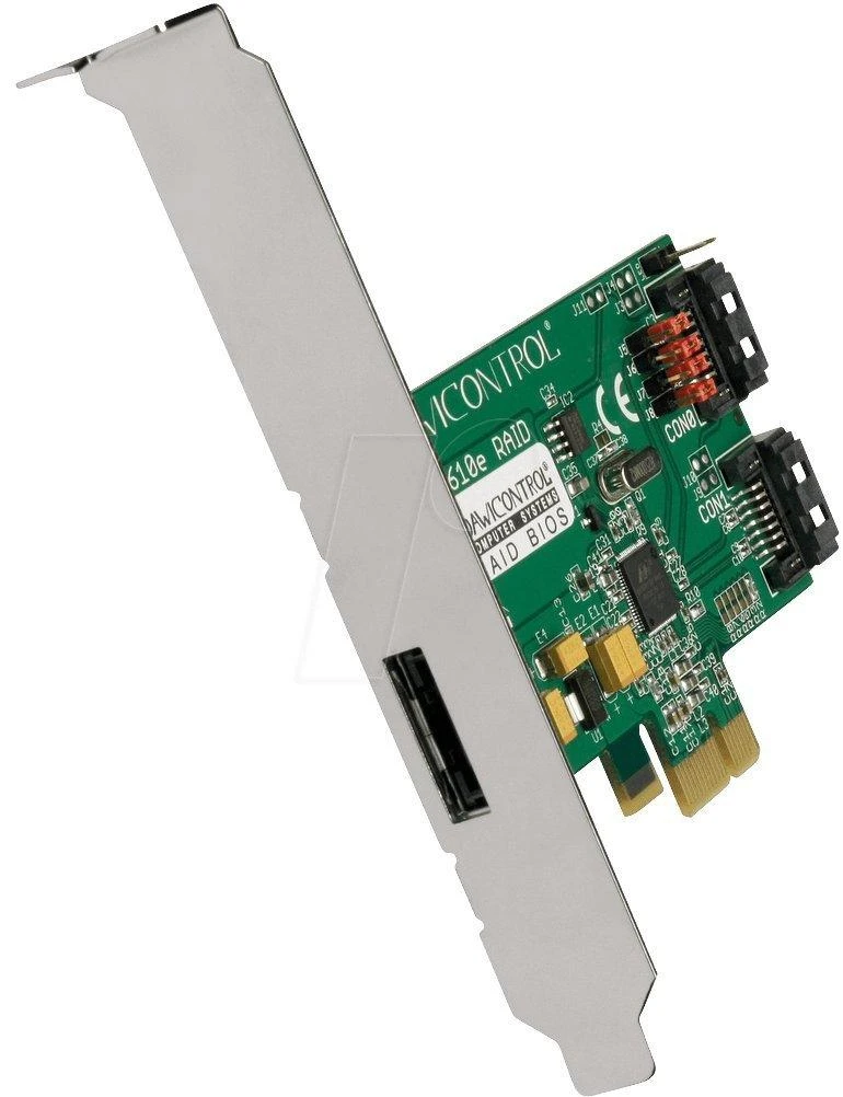Carruzzo Dawicontrol DC-610E RAID RAID valdiklis PCI Express 2.0 6 Gbit/s