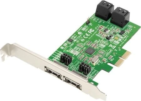 Carruzzo Dawicontrol DC-614E RAID BLISTER RAID valdiklis PCI Express 2.0 6 Gbit/s