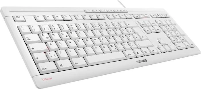 CHERRY JK-8500 klaviatūra USB QWERTZ Vokiečių Balta