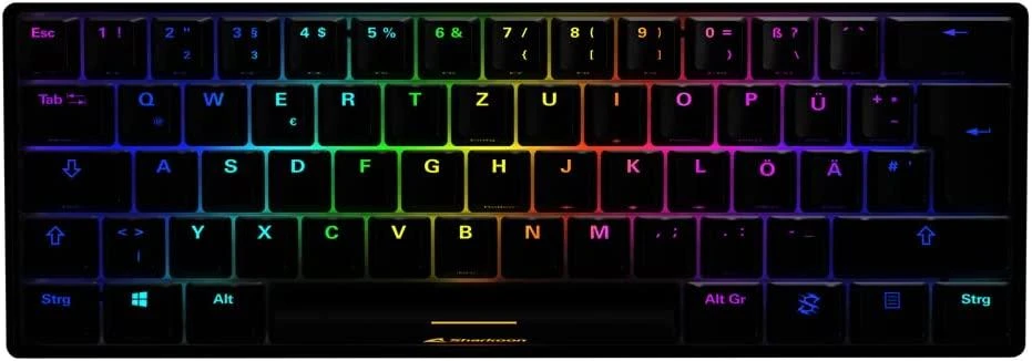 Sharkoon Klaviatūra žaidimams Skiller SGK50S4 juodas-braun DE