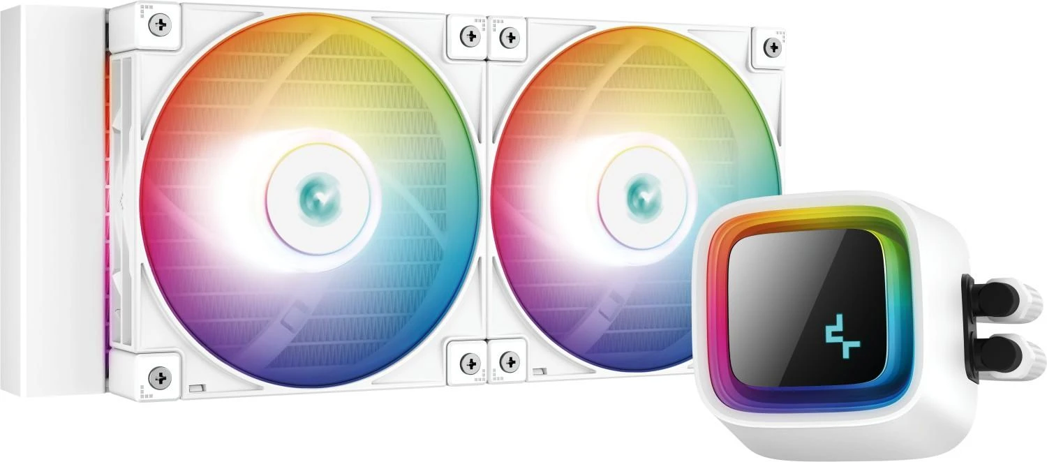 Deepcool LS520 baltas skysčio aušintuvas su RGB apšvietimu