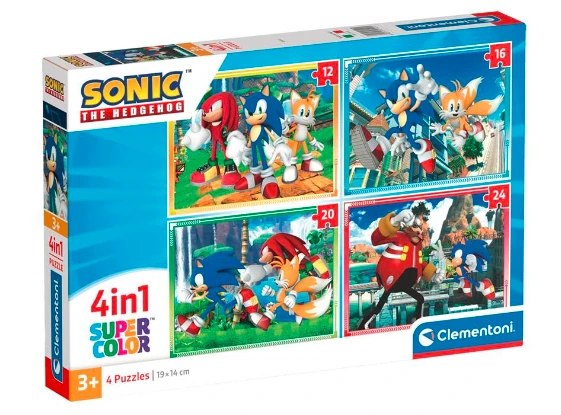 Clementoni Dėlionė 72 vnt. - Sonic aprašymas - Prekės nuotrauka