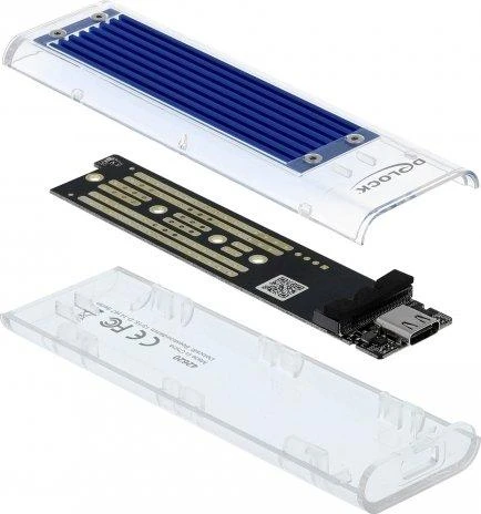 Delock M.2 NVME PCIe SSD lizdas – USB-C 3.2 Gen 2 (42620)