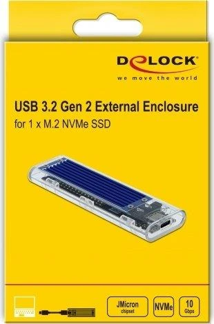 Delock M.2 NVME PCIe SSD lizdas – USB-C 3.2 Gen 2 (42620)