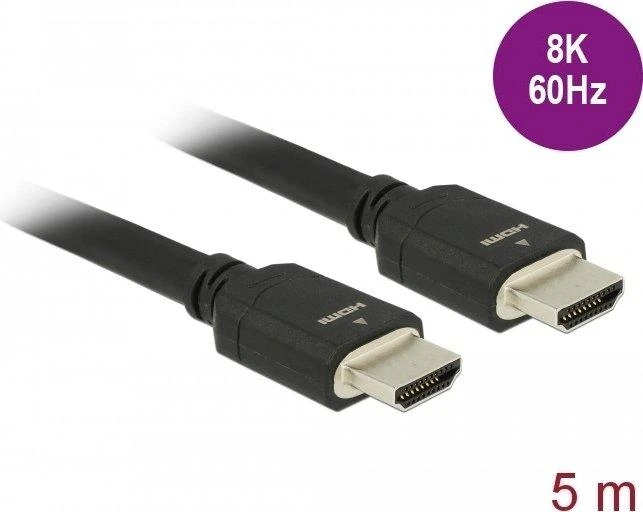 Delock didelės spartos HDMI kabelis 48 Gbps 8K 60 Hz 5 m