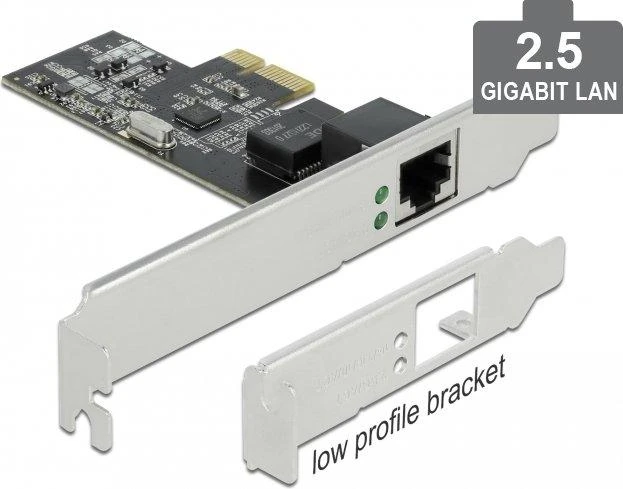 DeLOCK PCI Express x1 Karte auf 1 x 2,5 Gigabit LAN, LAN-Adapteris