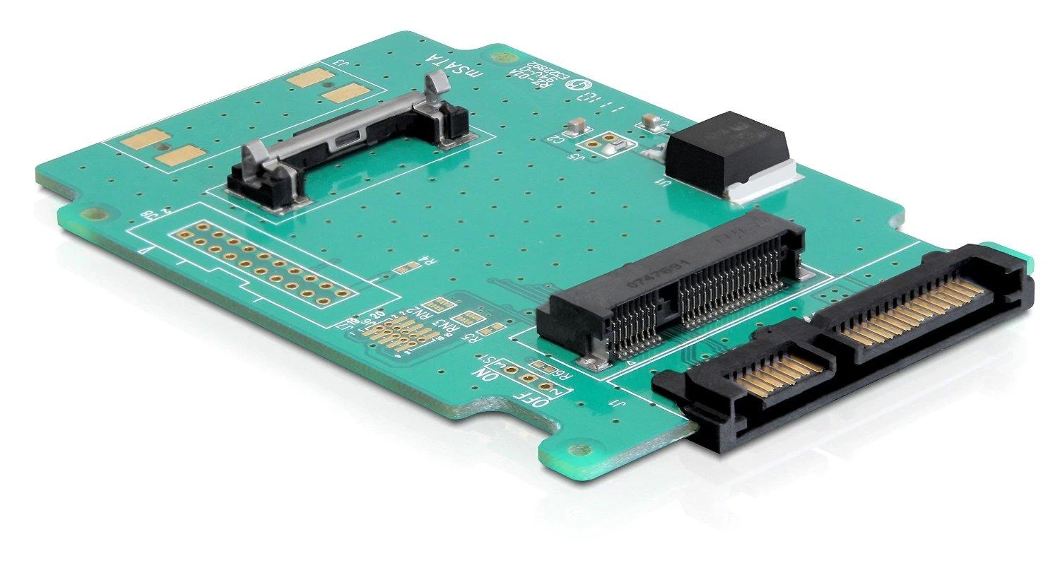 Delock mSATA į SATA 22-pin adapterio plokštė