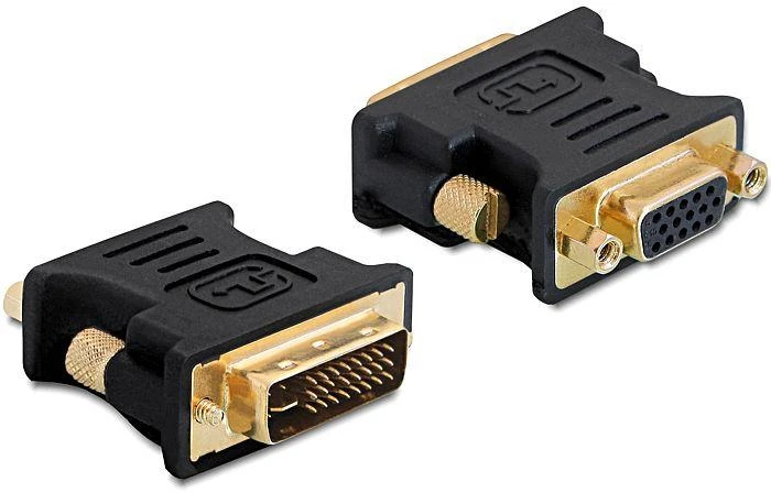 DELOCK Adapteris DVI-29pin vyriškas > VGA moteriškas 15pin