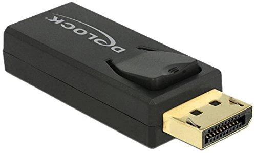DELOCK Adapteris DisplayPort 1.2 Stecker > HDMI Buchse juodas 4K Aktiv