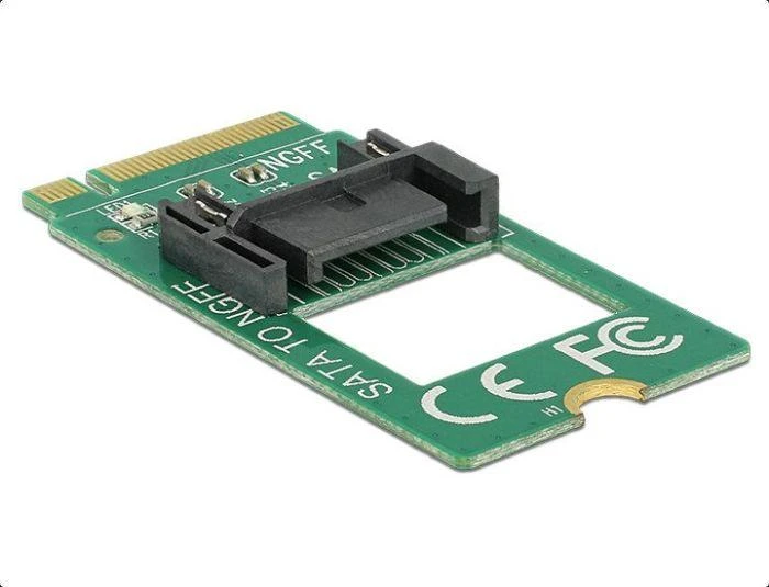 Delock Adapteris M.2 raktas B kištukas > SATA 7 kontaktas (62876)
