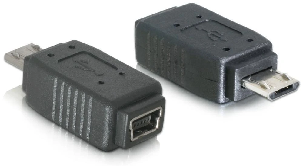 DELOCK Adapteris USB micro-B kištukas prie mini USB 5 kontaktų lizdo