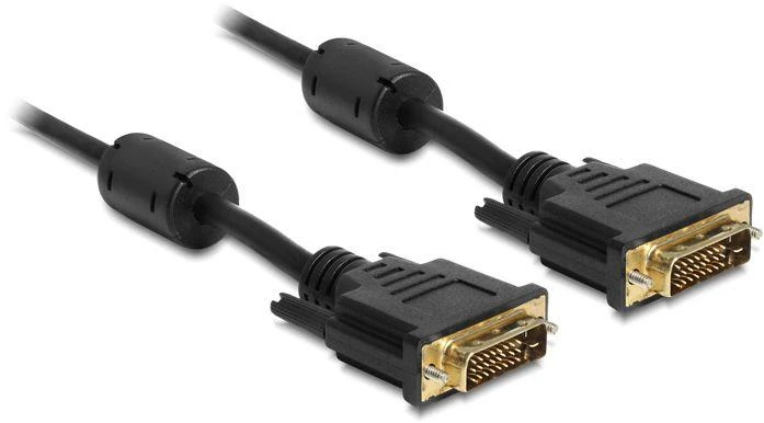 DVI 24+1 kabelis su feritiniais filtrais