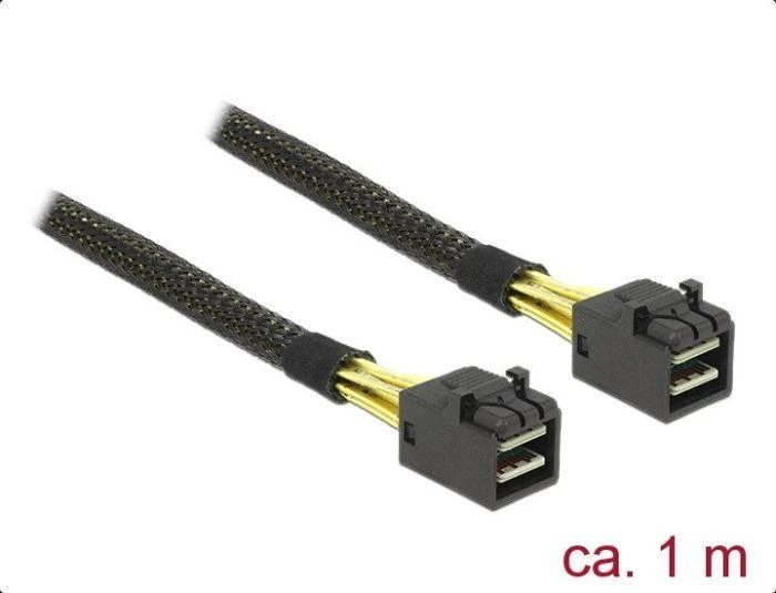 Delock BFP 8643 – BFP 8643, 1m, Juoda (83387)