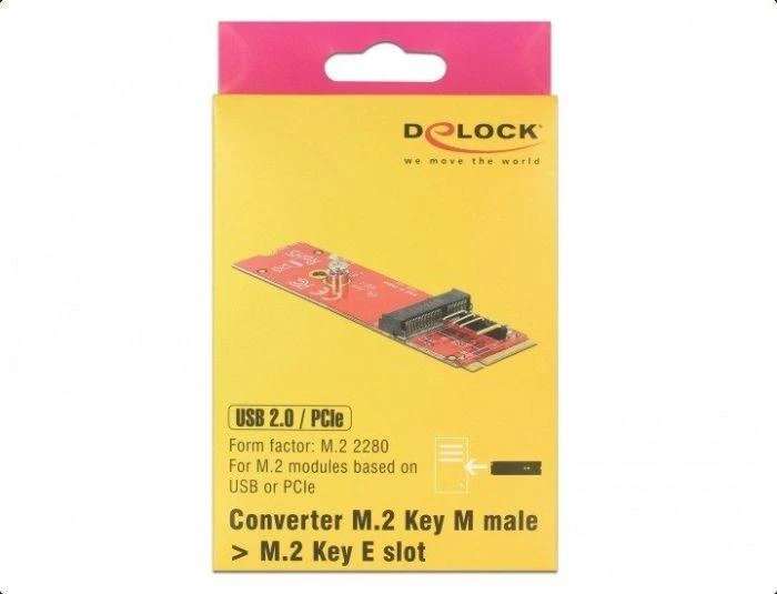 Kontrolierius Delock M.2 M- key - M.2 Raktas (63343)