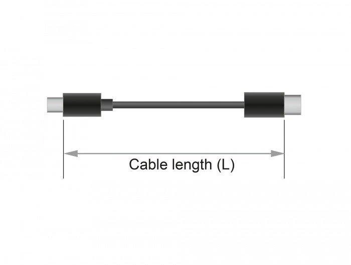 DLC DELOCK DisplayPort kabelis 8K 60 Hz 3 m DP 8K sertifikuotas