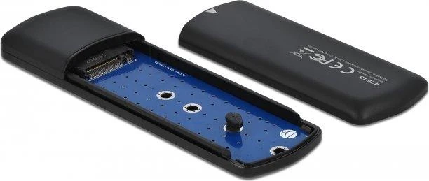 DELOCK išorinis M.2 NVMe PCIe SSD korpusas su USB Type-C lizdu – be įrankių