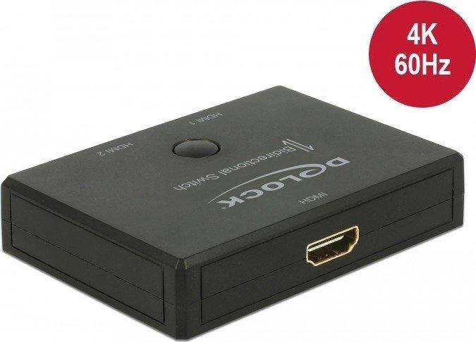 Šakotuvas DELOCK Umschalter HDMI 2-1 bidirektional 4K 60Hz