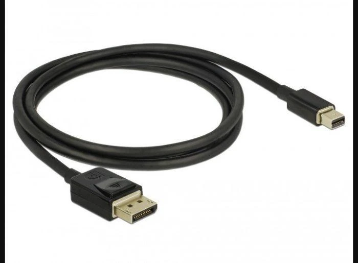 Kabelis Delock DisplayPort Mini – DisplayPort 1m juoda (84927)