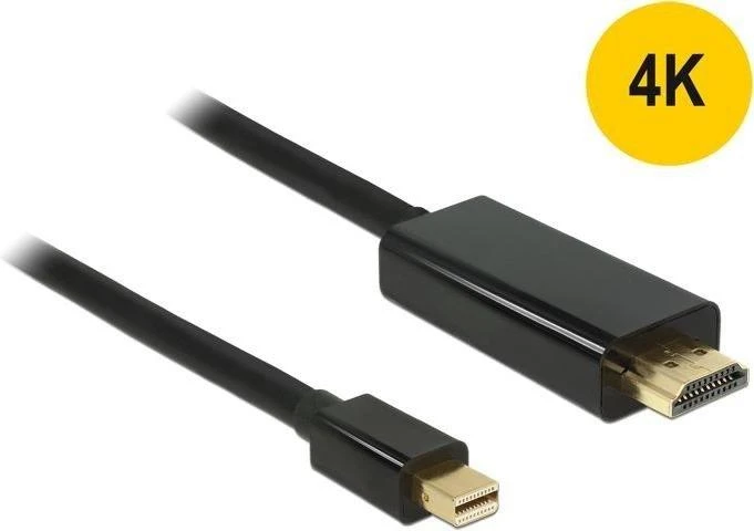 Delock Cable Mini DisplayPort 1.1 male > HDMI-A male 1 m juodas