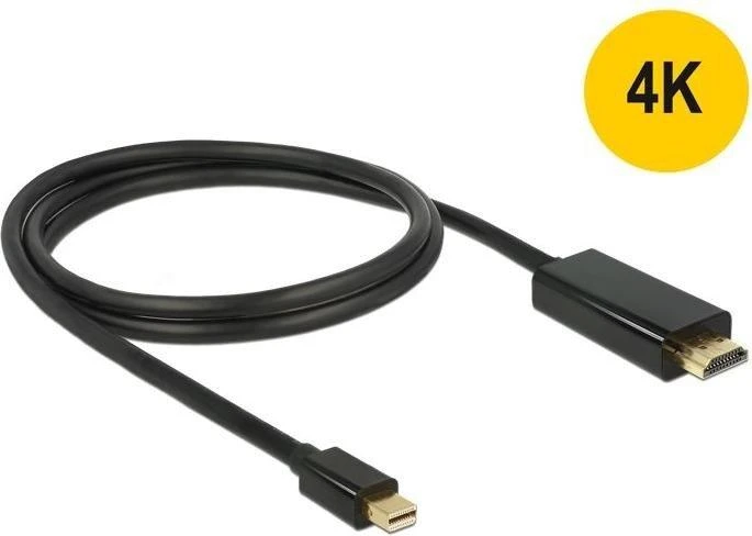 Delock Cable Mini DisplayPort 1.1 male > HDMI-A male 1 m juodas